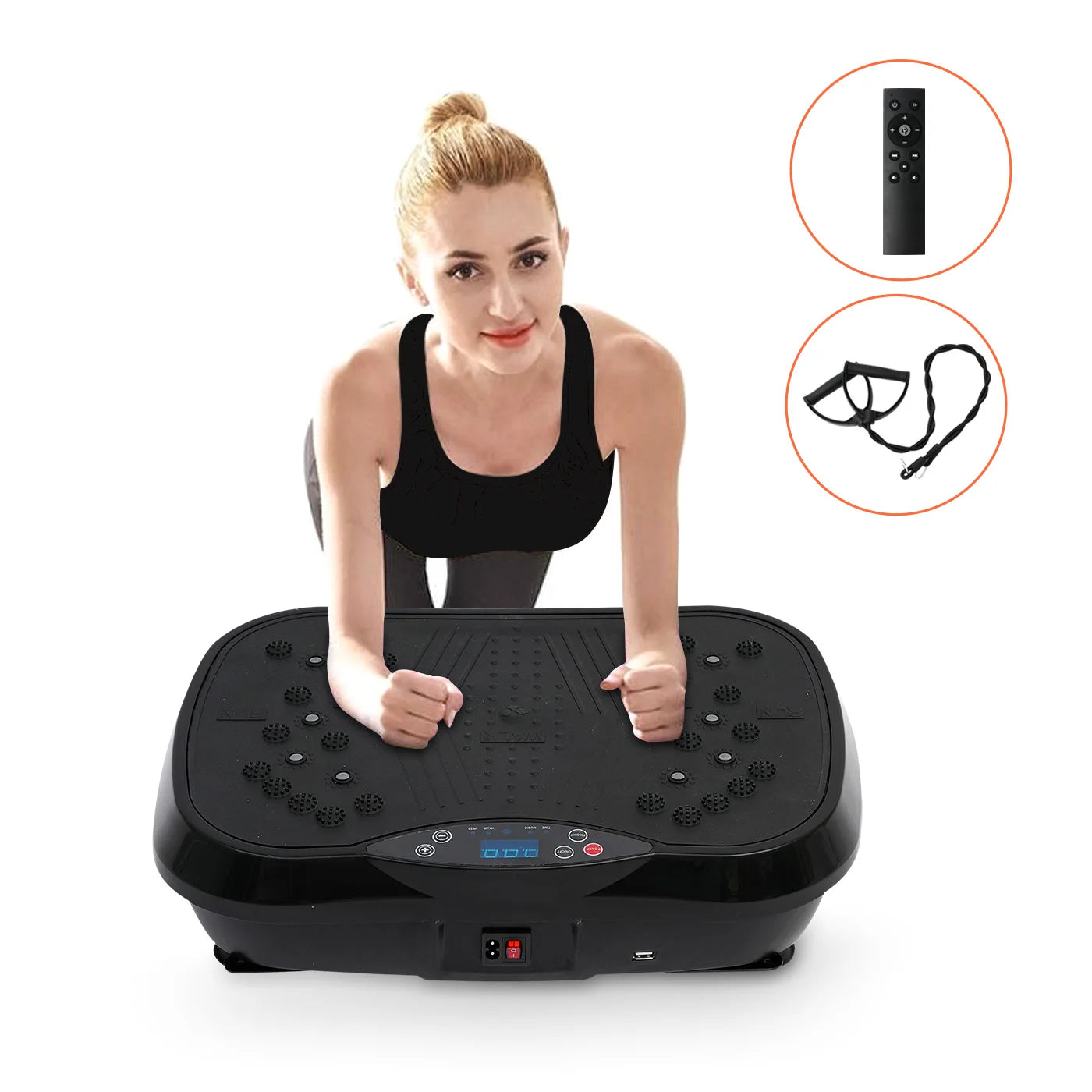 Vibration Plate Exercise Machine For Home Fitness Fat Burning Whole Body Workout