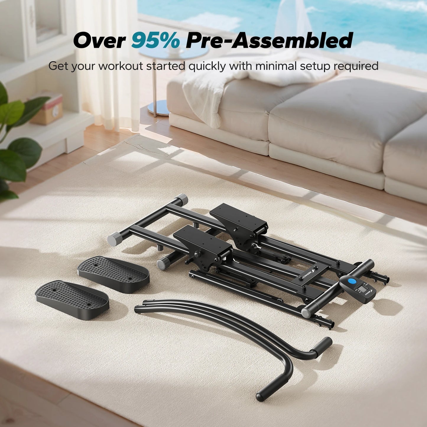MERACH Stair Stepper Home Gym Climber With Extended Range