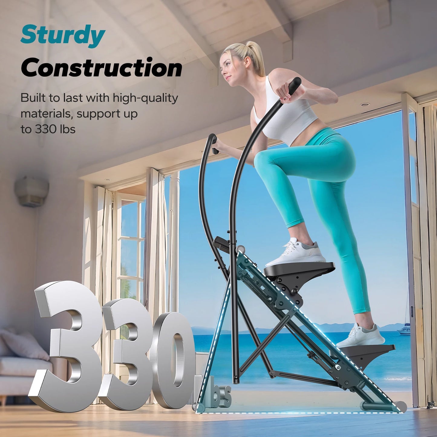 MERACH Stair Stepper Home Gym Climber With Extended Range