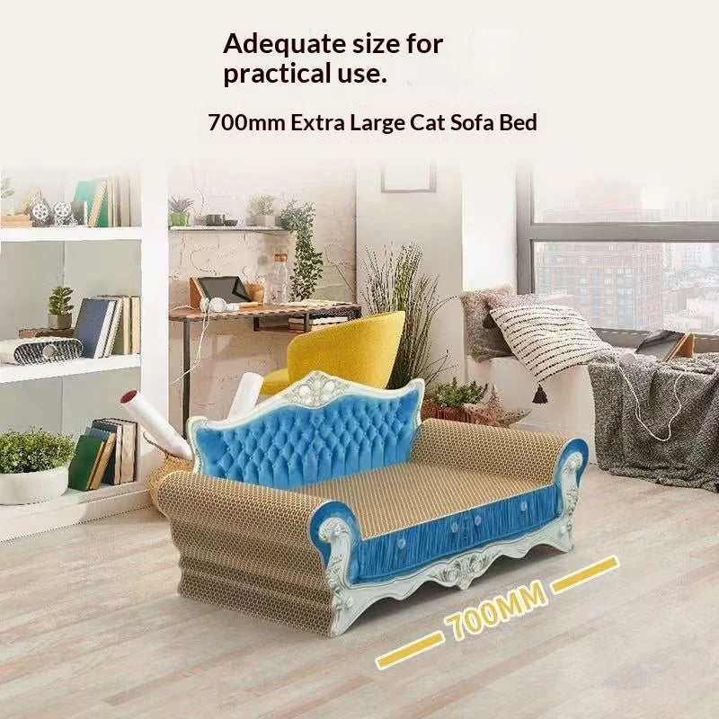 Cardboard Cat Sofa Lounge And Scratcher Bed Eco Friendly