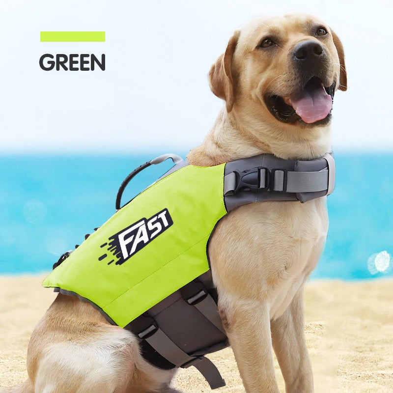 Dog Swimming Life Vest Safety Jacket Reflective Adjustable for Dogs