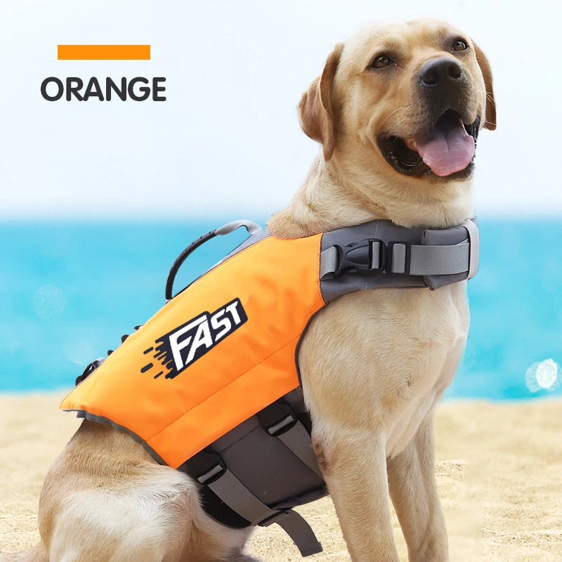 Dog Swimming Life Vest Safety Jacket Reflective Adjustable for Dogs