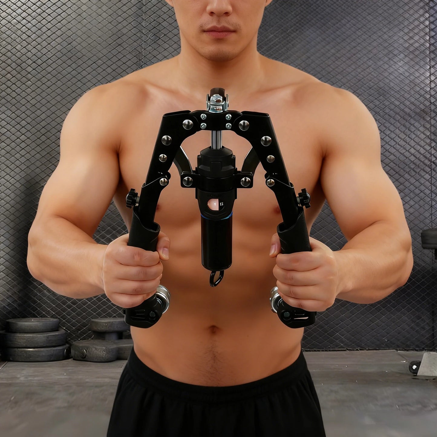 Hydraulic Power Twister Arm Blaster Forearm Workout Equipment