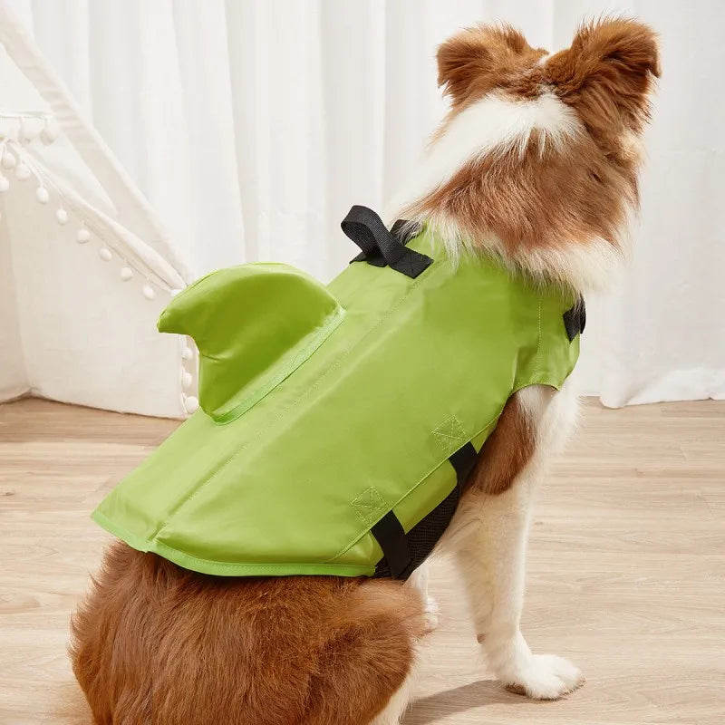 Dog Life Vest Enhanced Buoyancy Safety Jacket For Dogs
