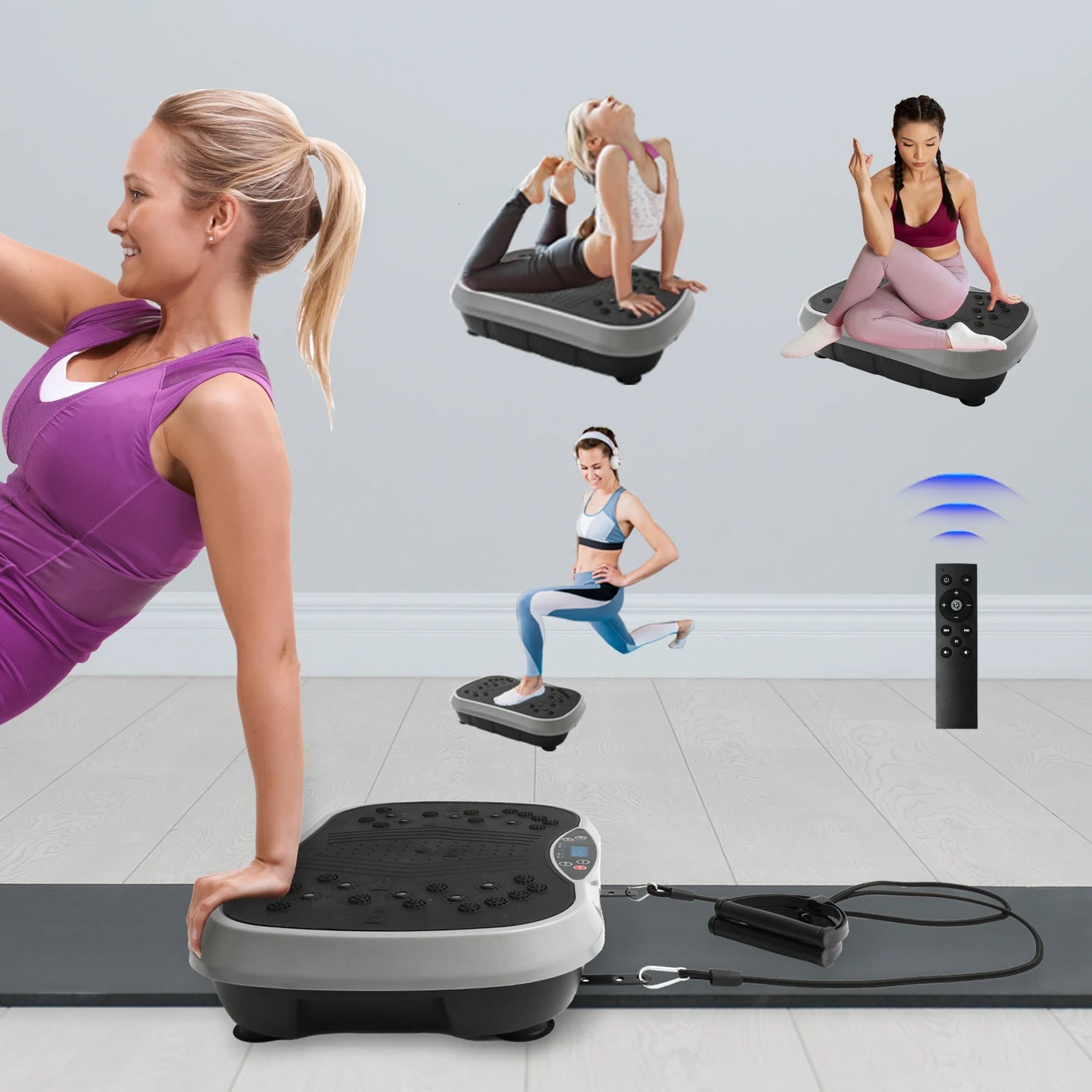 Vibration Plate Exercise Machine For Home Fitness Fat Burning Whole Body Workout