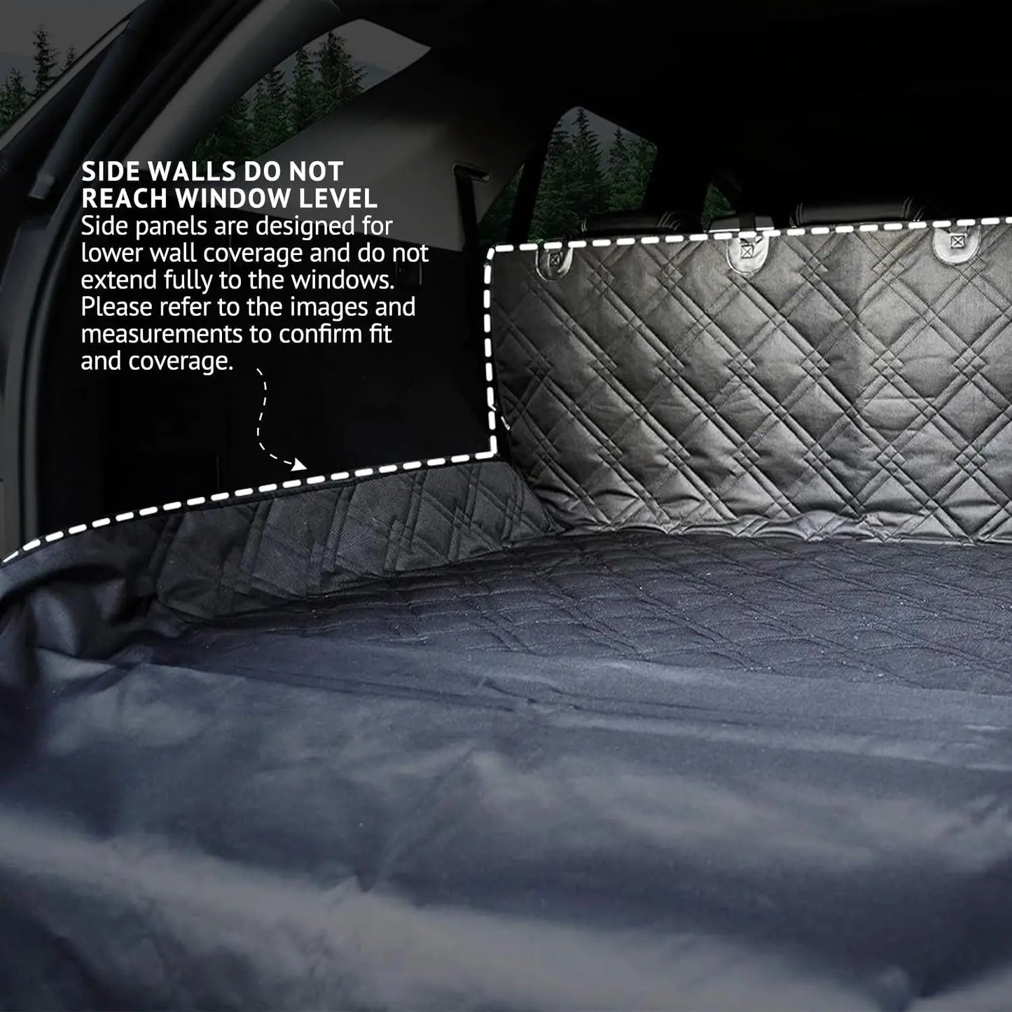 Heavy Duty SUV Cargo Liner For Dogs With Nonslip Mat