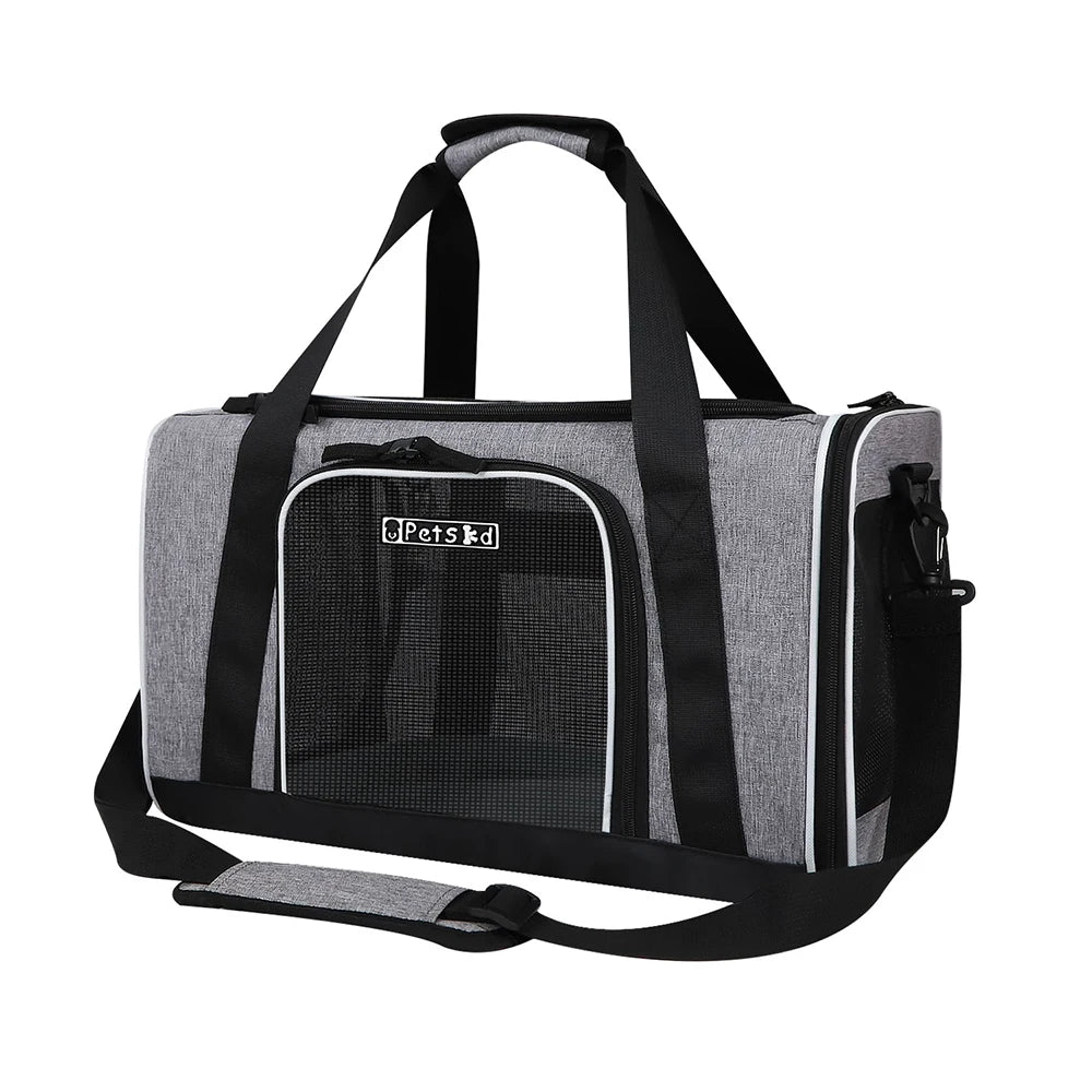 Petskd Portable Pet Carrier Bag Breathable Soft Sided Travel Carrier