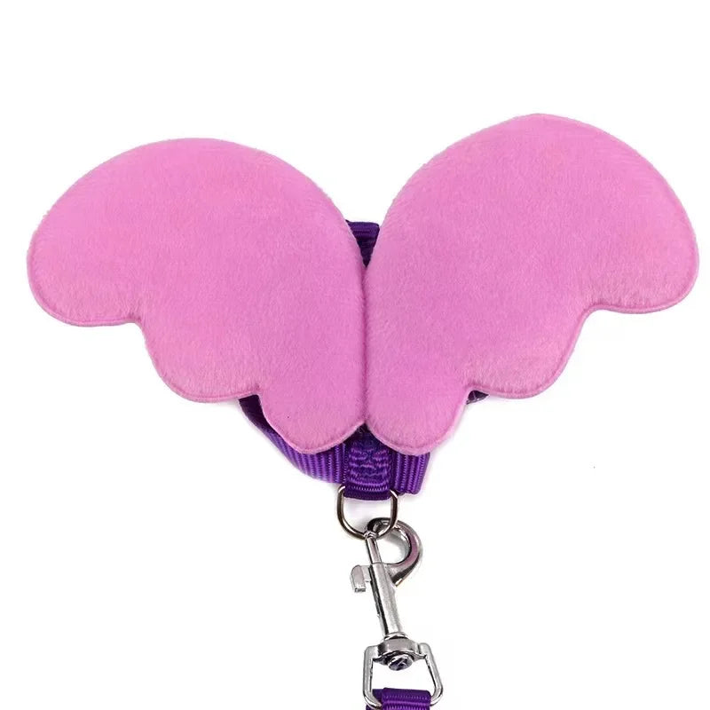SHENGMEIYU Angel Wings Pet Harness With Leash For Cats Retractable