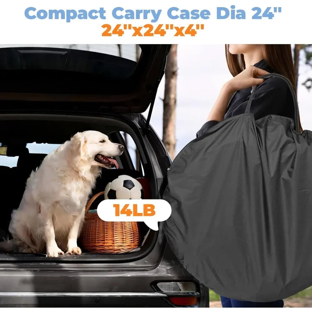 Limited-time promotionXXLarge Popup Portable Dog House 10'x10'x4.8'H Gazebo Kennel Playpen Pet Tent Sun Shade Shelter Travel Cam