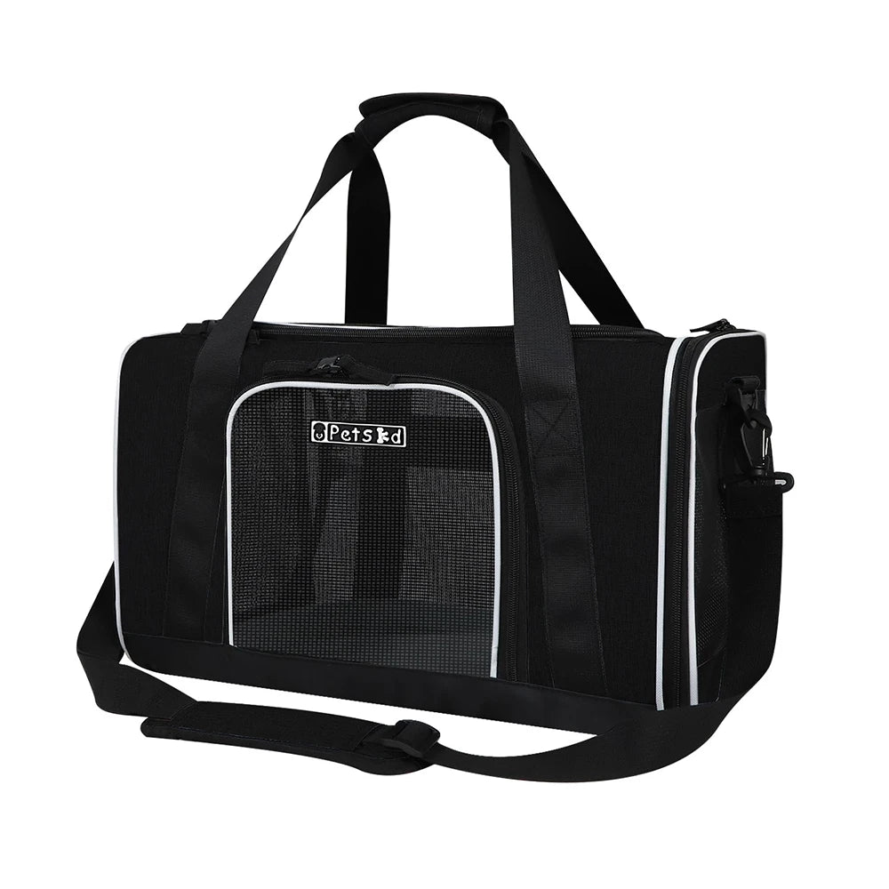 Petskd Portable Pet Carrier Bag Breathable Soft Sided Travel Carrier