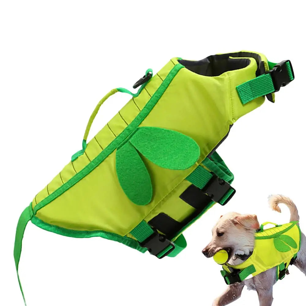 Dog Life Vest With Handle Waterproof Ripstop For Boating