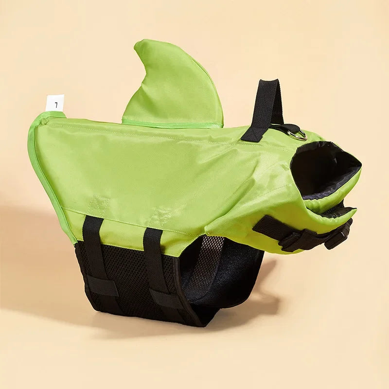 Dog Life Vest Enhanced Buoyancy Safety Jacket For Dogs