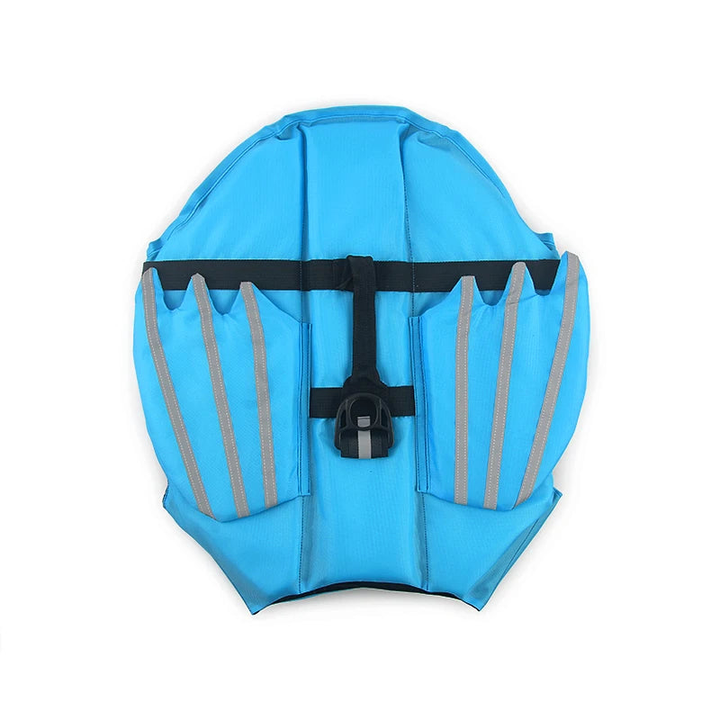 Dog Life Jacket Vest For Summer Swimming With Reflective Wing