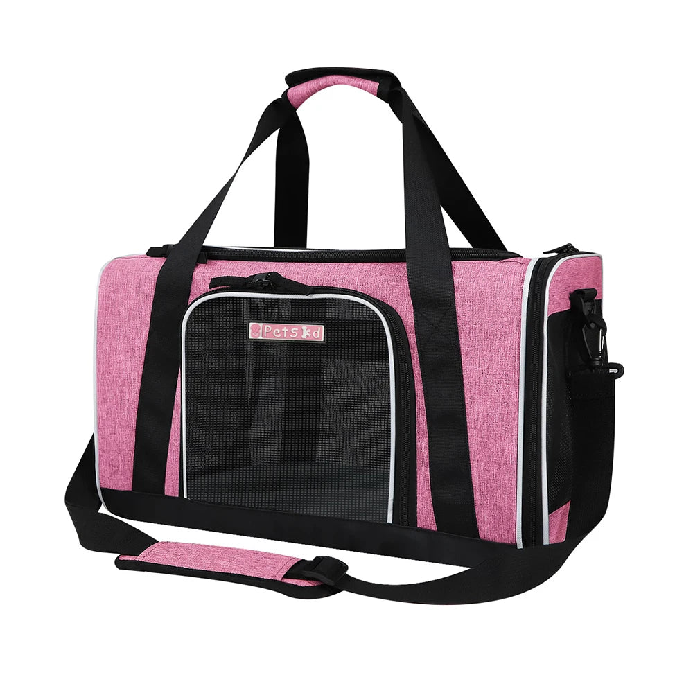 Petskd Portable Pet Carrier Bag Breathable Soft Sided Travel Carrier