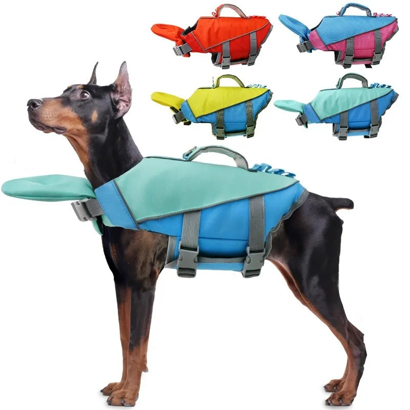 Dog Summer Swimming Life Jacket For Pets Safe Vest