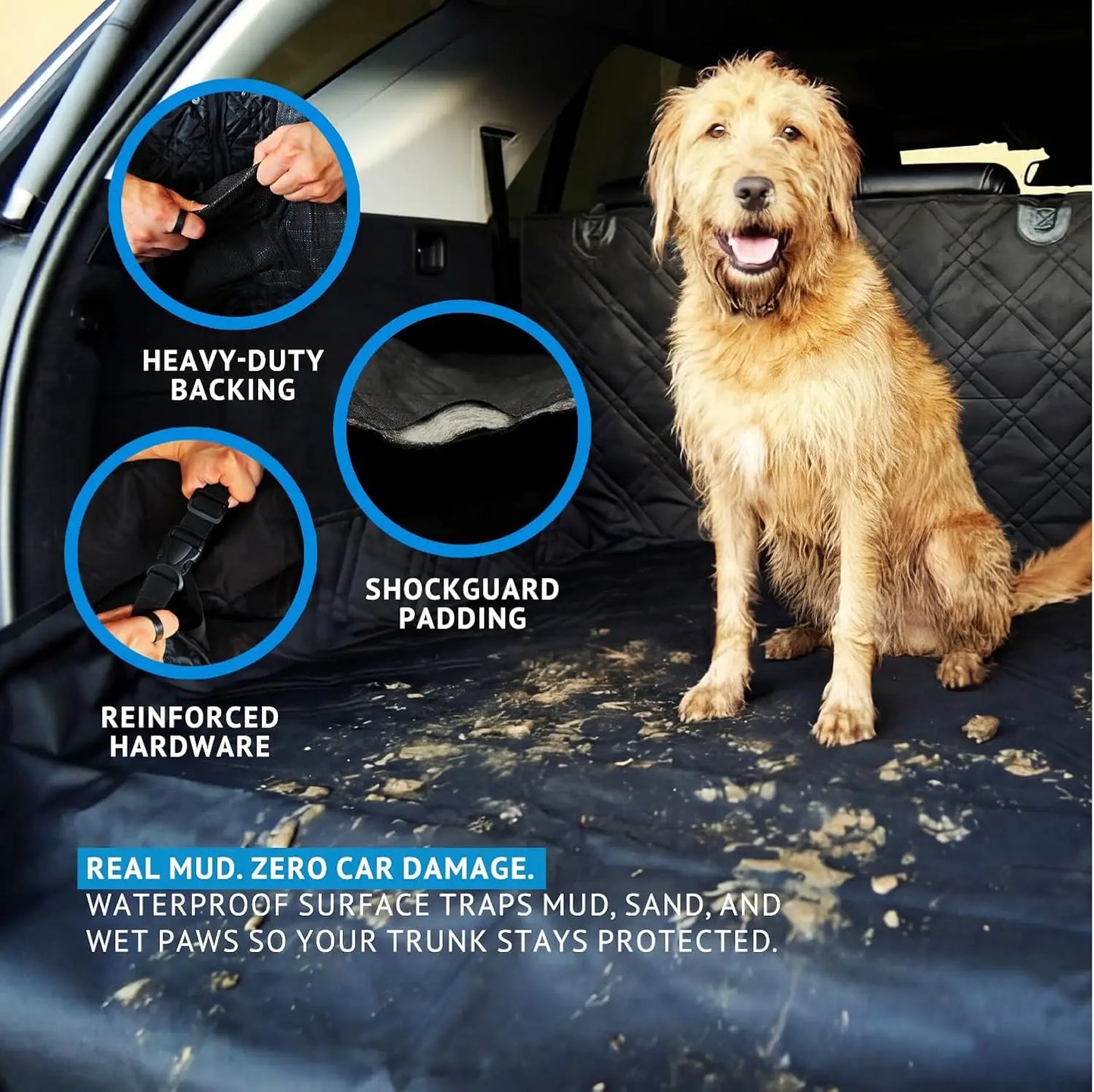 Heavy Duty SUV Cargo Liner For Dogs With Nonslip Mat