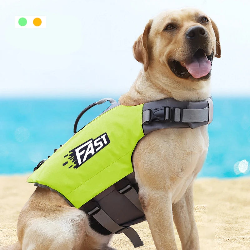 Dog Swimming Life Vest Safety Jacket Reflective Adjustable for Dogs