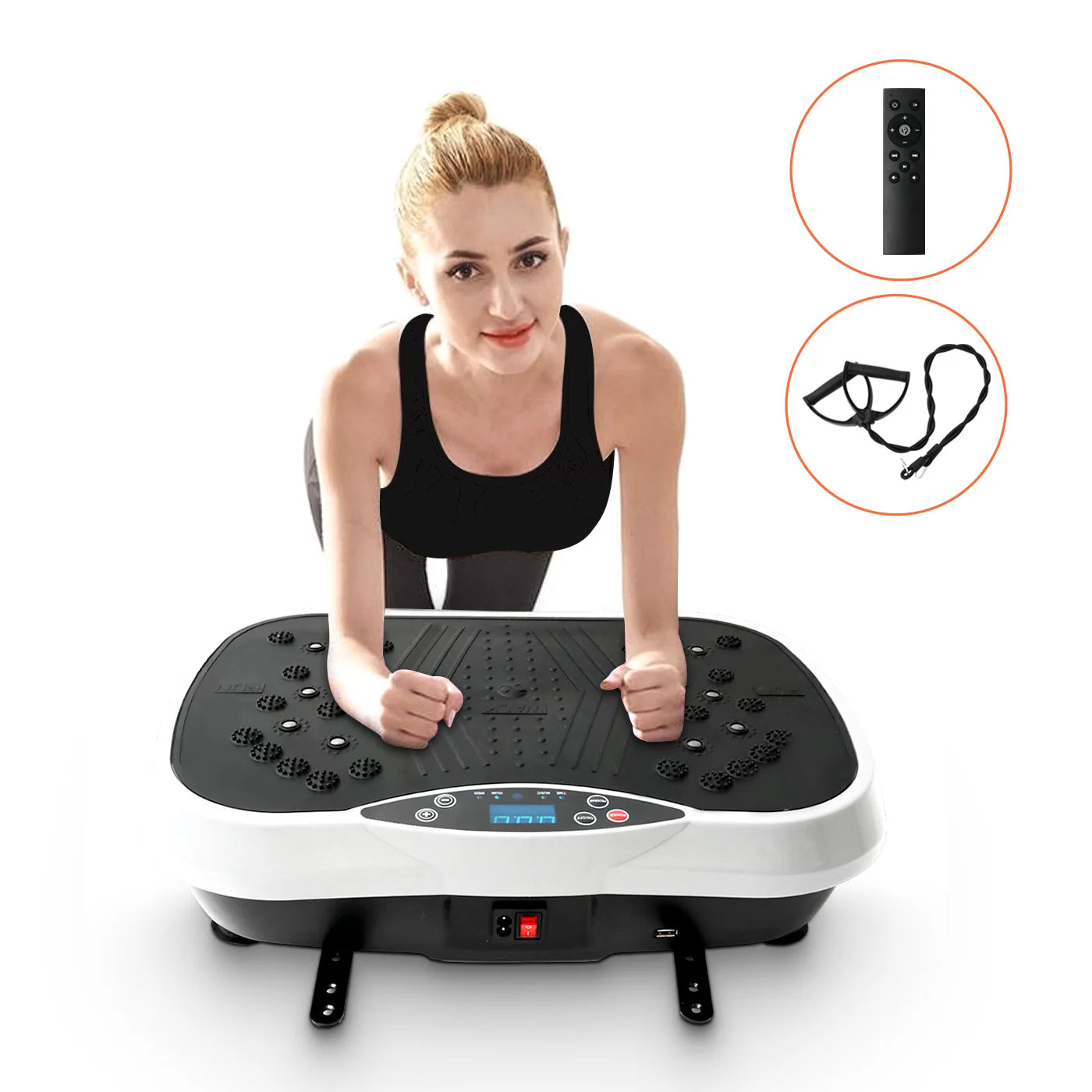 Vibration Plate Exercise Machine For Home Fitness Fat Burning Whole Body Workout