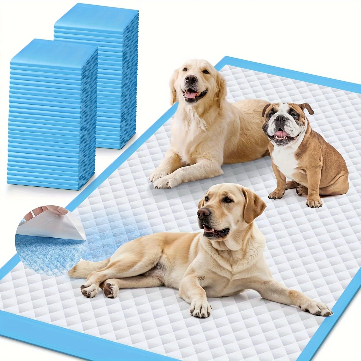 Thick Eight Layer Dog Pee Pads Leak Proof Odor Resistant Training Pads