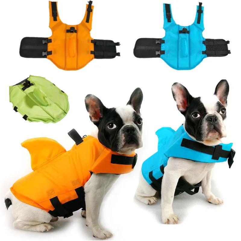 Dog Life Vest Enhanced Buoyancy Safety Jacket For Dogs