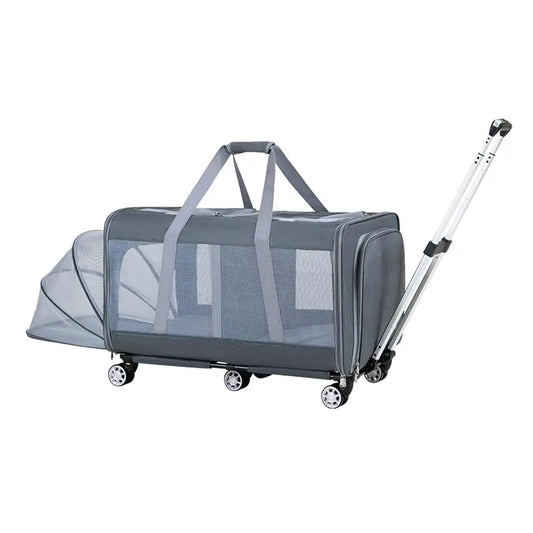 Portable Multi Pet Trolley Carrier Bag For Dogs And Cats