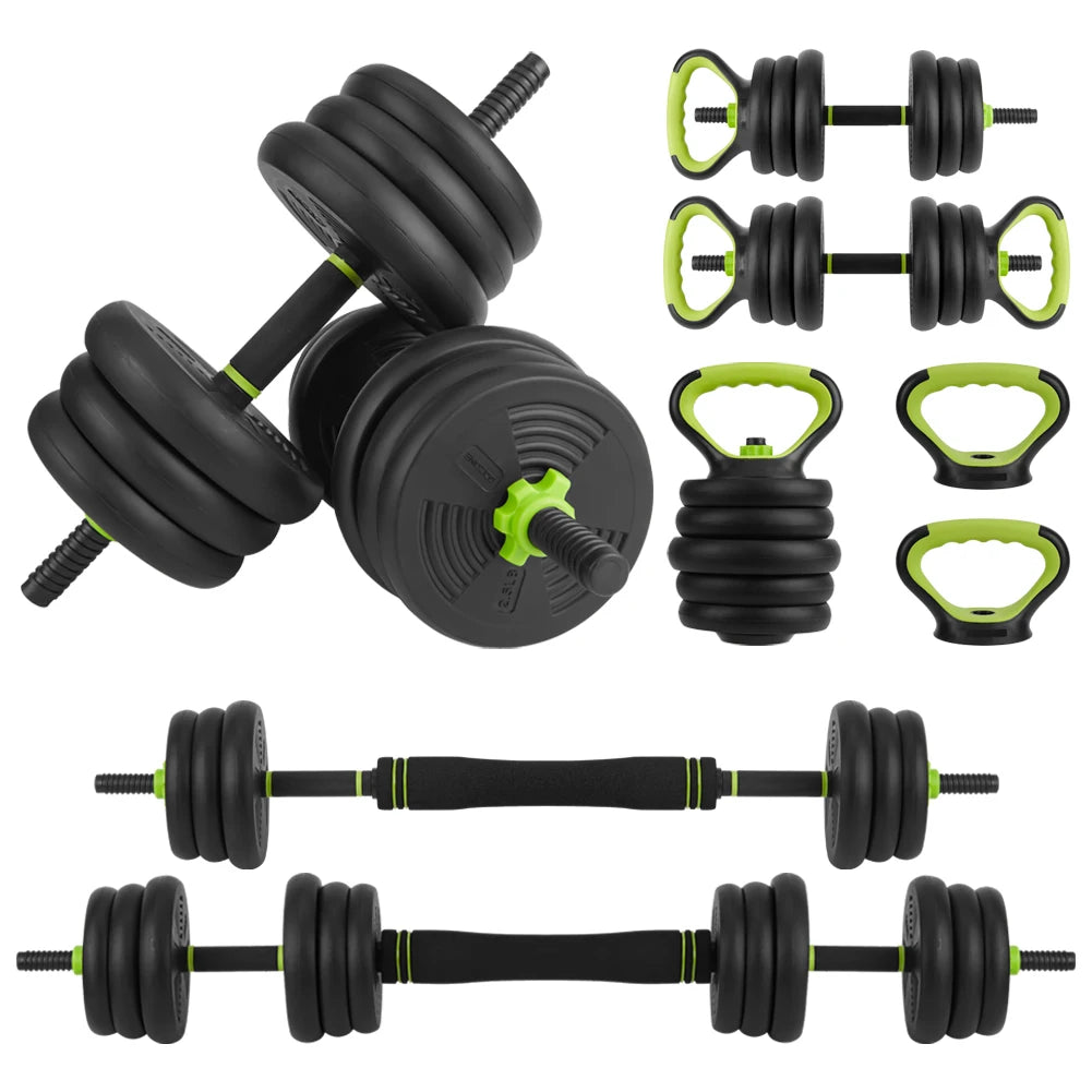 TWISTER.CK Adjustable Dumbbell Set 4 In 1 For Home Gym