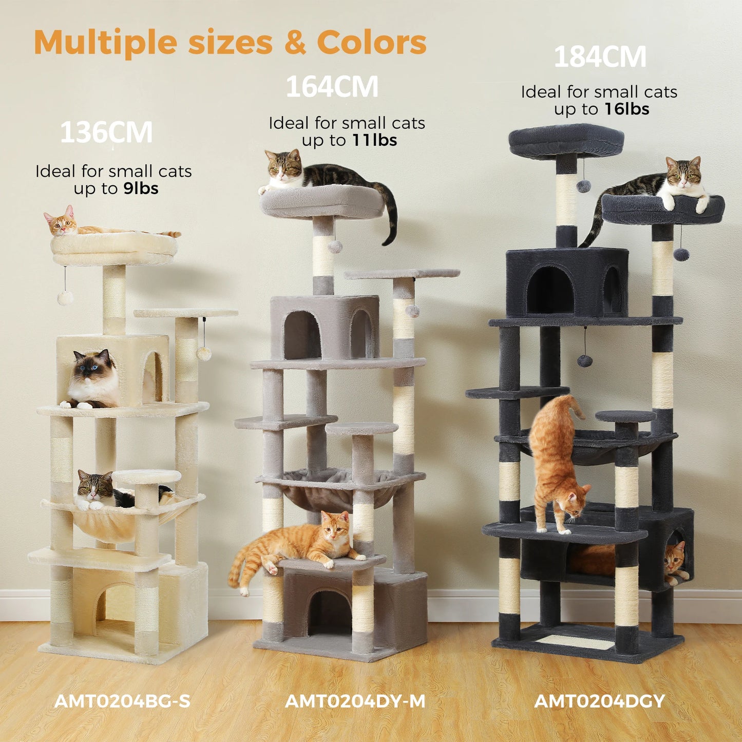 PAWZ Road Large Cat Tree And Tower With Scratching Posts