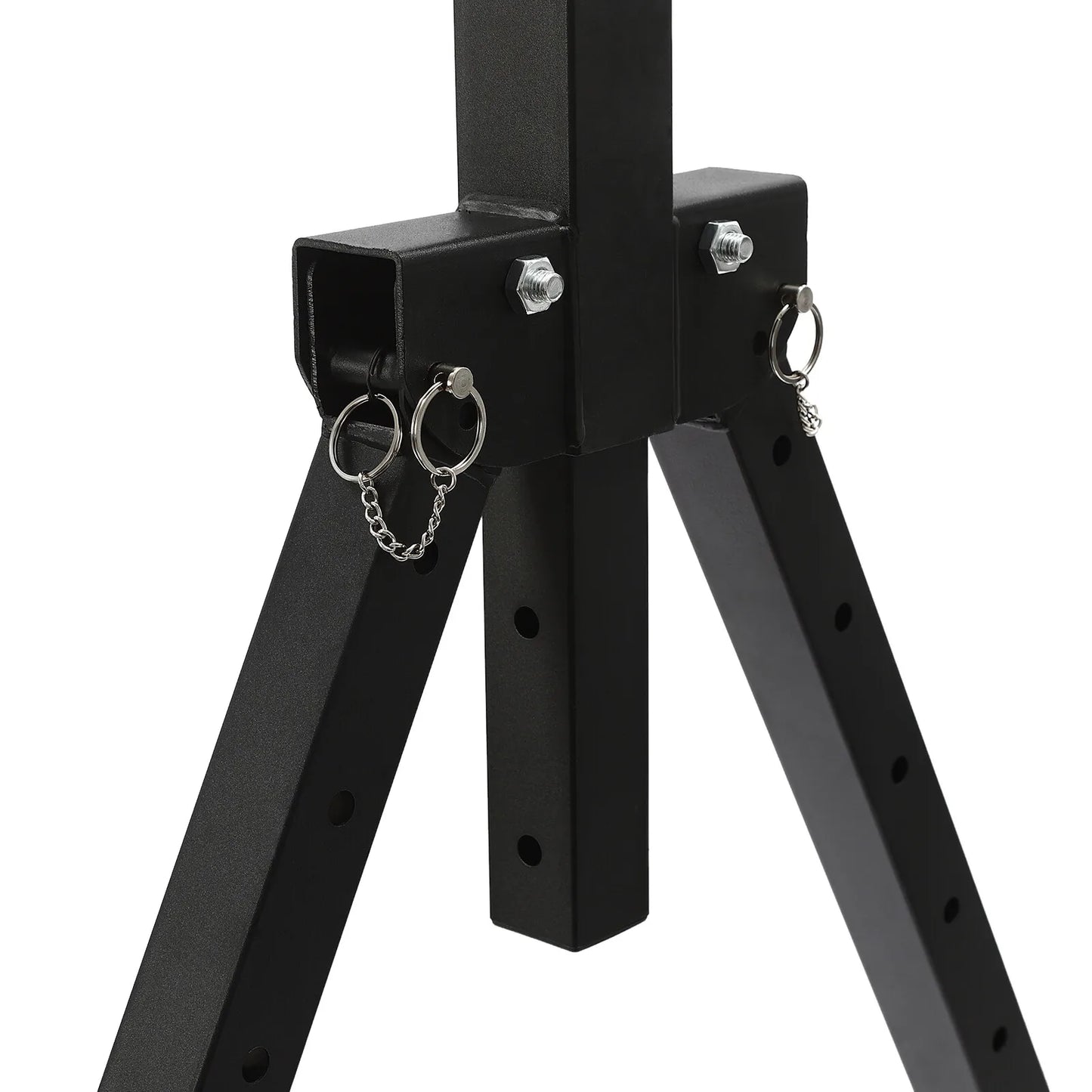 Triangular Pull Up Station Adjustable Height Foldable Bar Home Gym