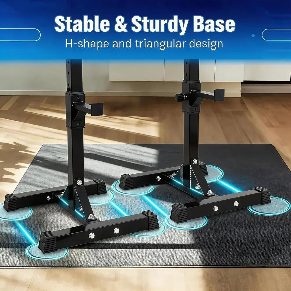 Versatile Squat And Bench Rack Stand For Home Gym 550lb
