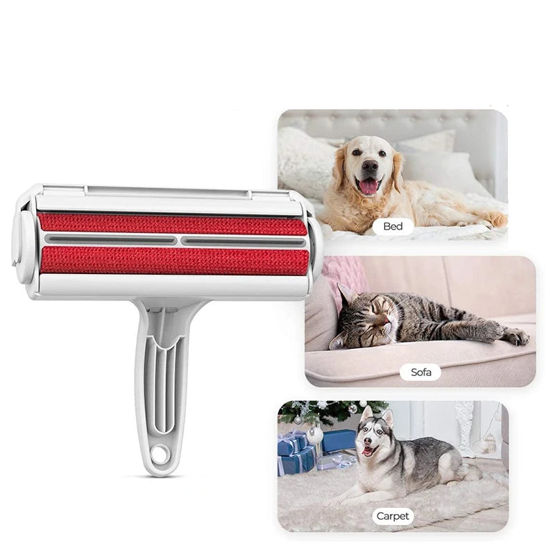 VZZ Pet Hair Remover Roller Brush For Cars And Furniture
